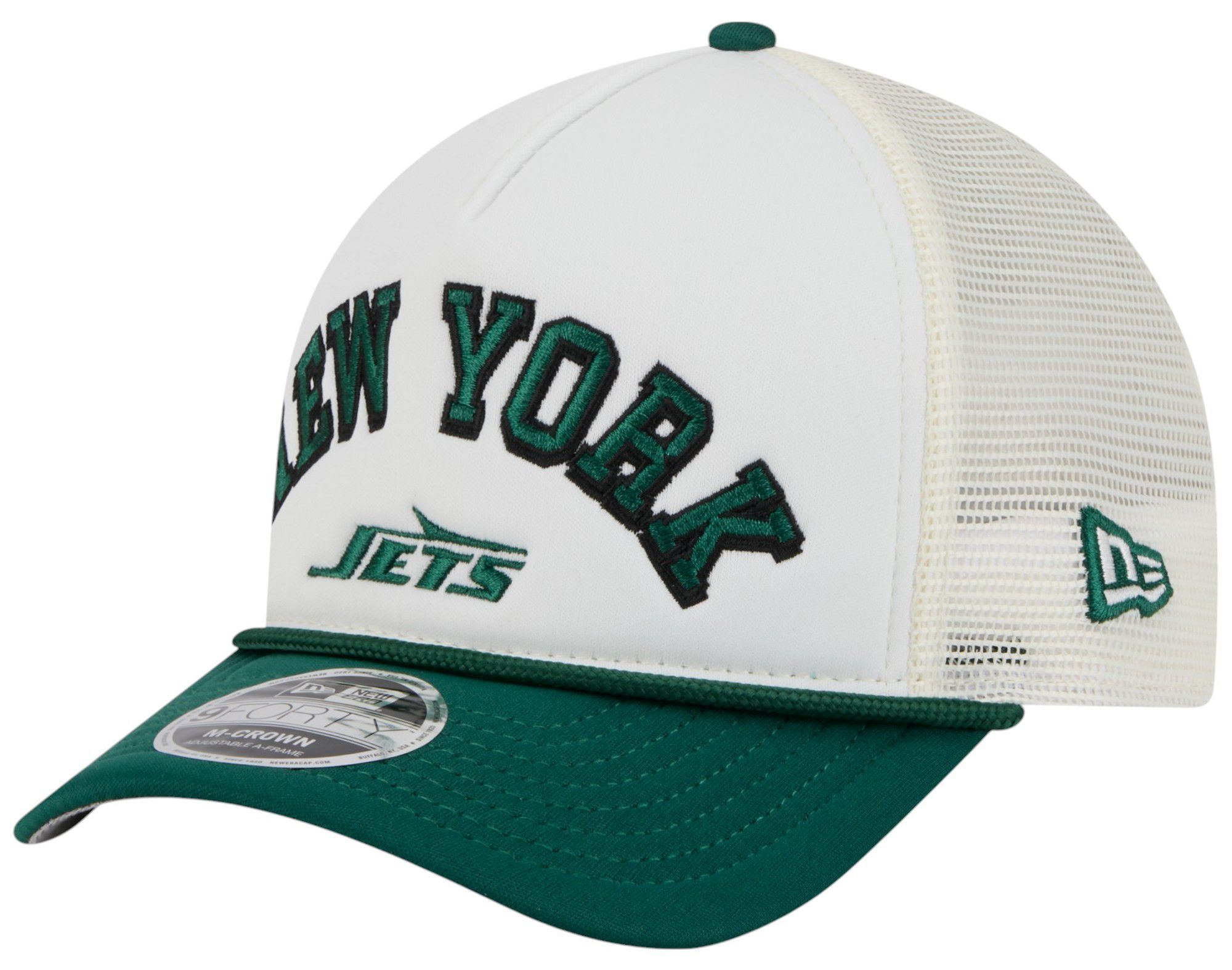 New Era Adult New York Jets Chrome Arch 9Forty Adjustable Hat product image