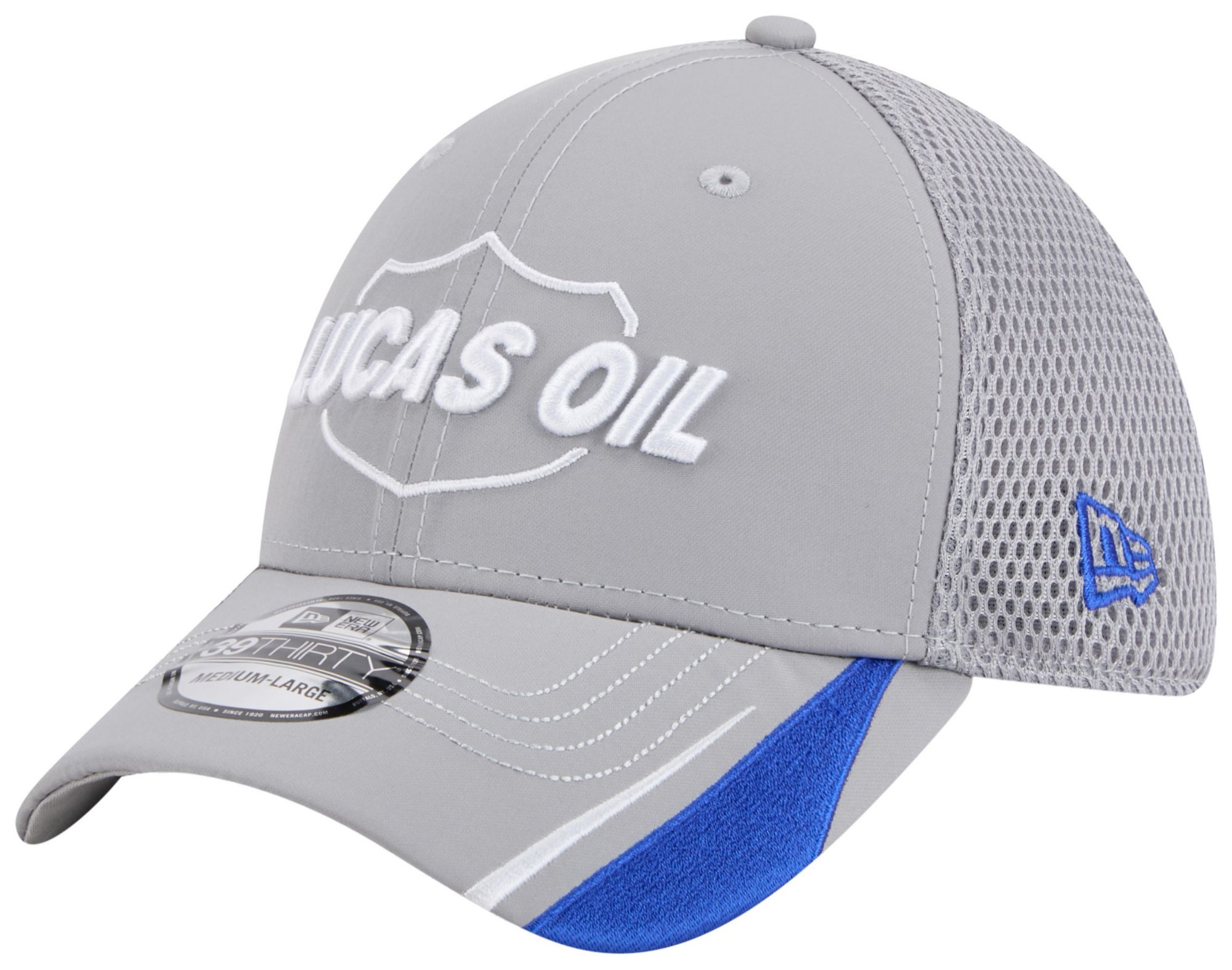 New Era Adult Nascar Kyle Busch Grey 39Thirty Stretch Fit Hat product image