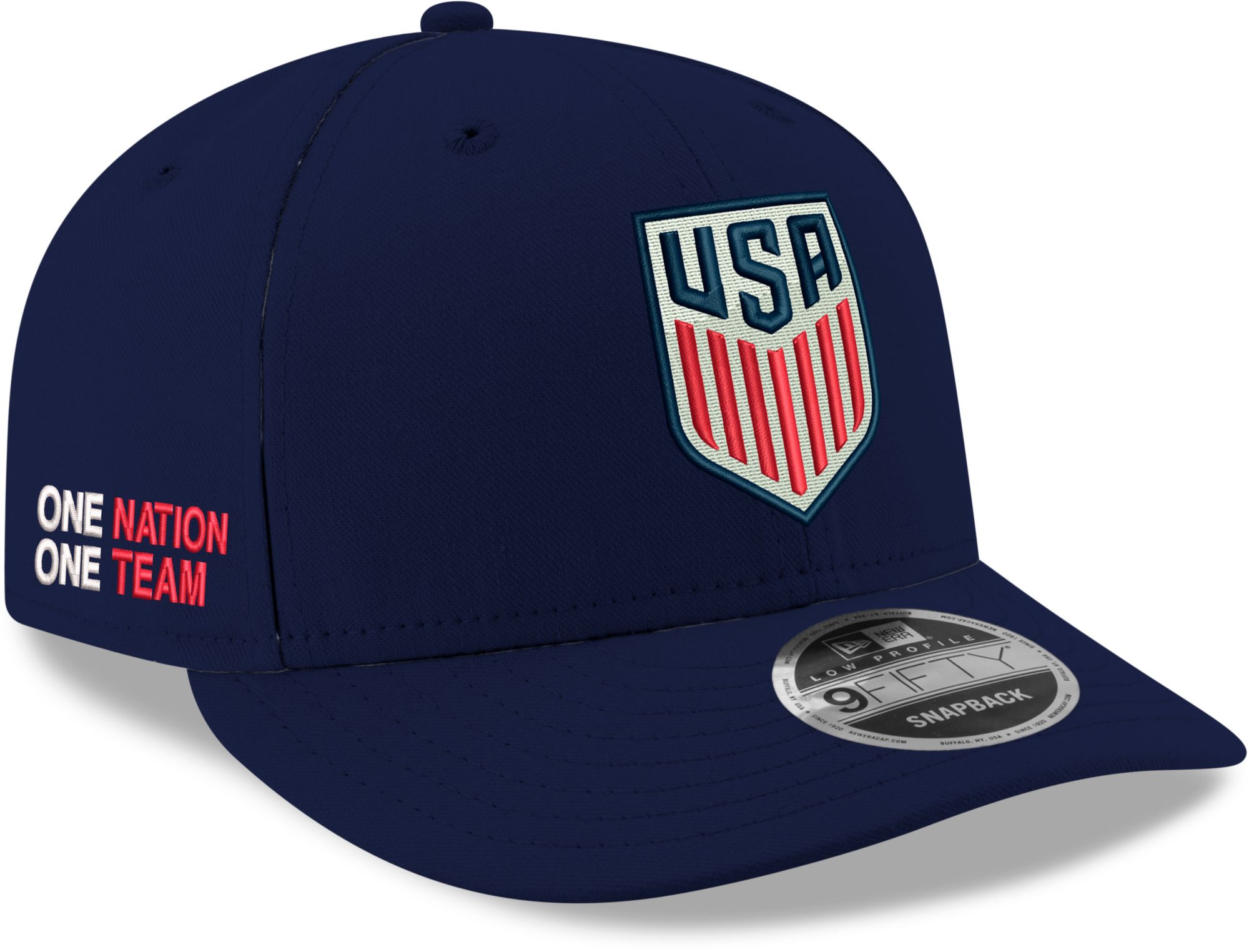 New Era Adult USMNT 9Fifty Low Profile Navy Adjustable Hat product image