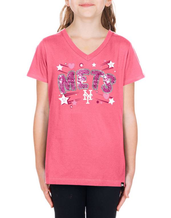 Pink mets discount shirt