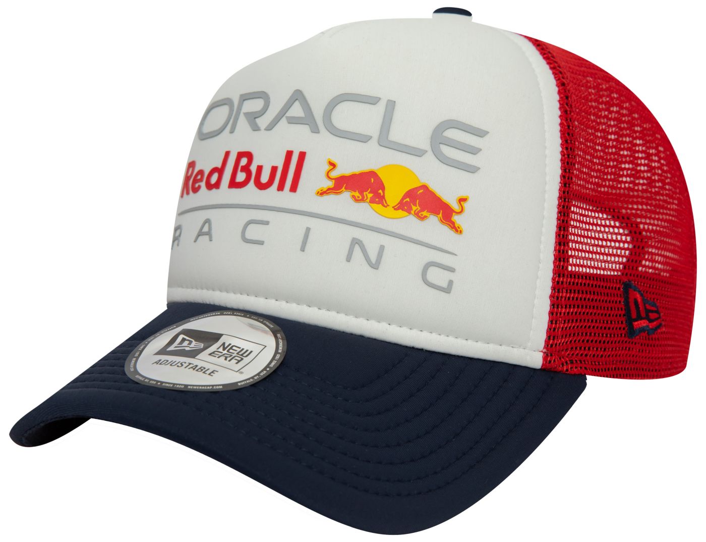 New Era Adult Red Bull Racing Red Trucker Adjustable Hat Dick s Sporting Goods