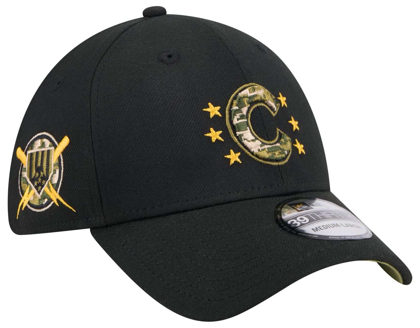 New Era Adult Chicago Cubs Armed Forces Day 2024 Black 39Thirty Stretch Fit Hat Dick s Sporting Goods