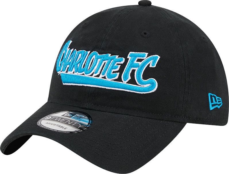 New Era Adult Charlotte FC 9Twenty Throwback Black Adjustable Hat product image