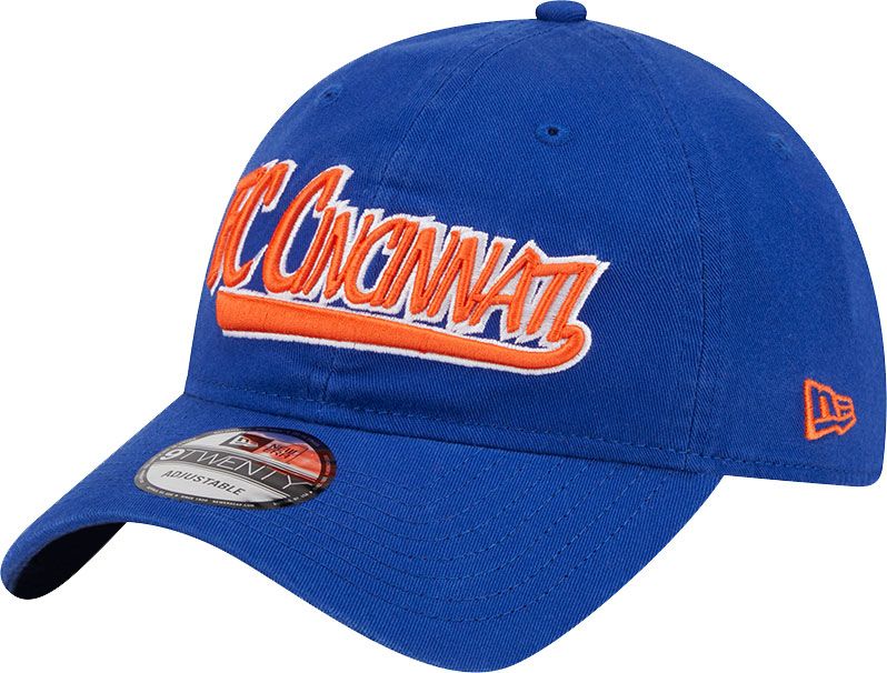 New Era Adult FC Cincinnati 9Twenty Throwback Blue Adjustable Hat product image