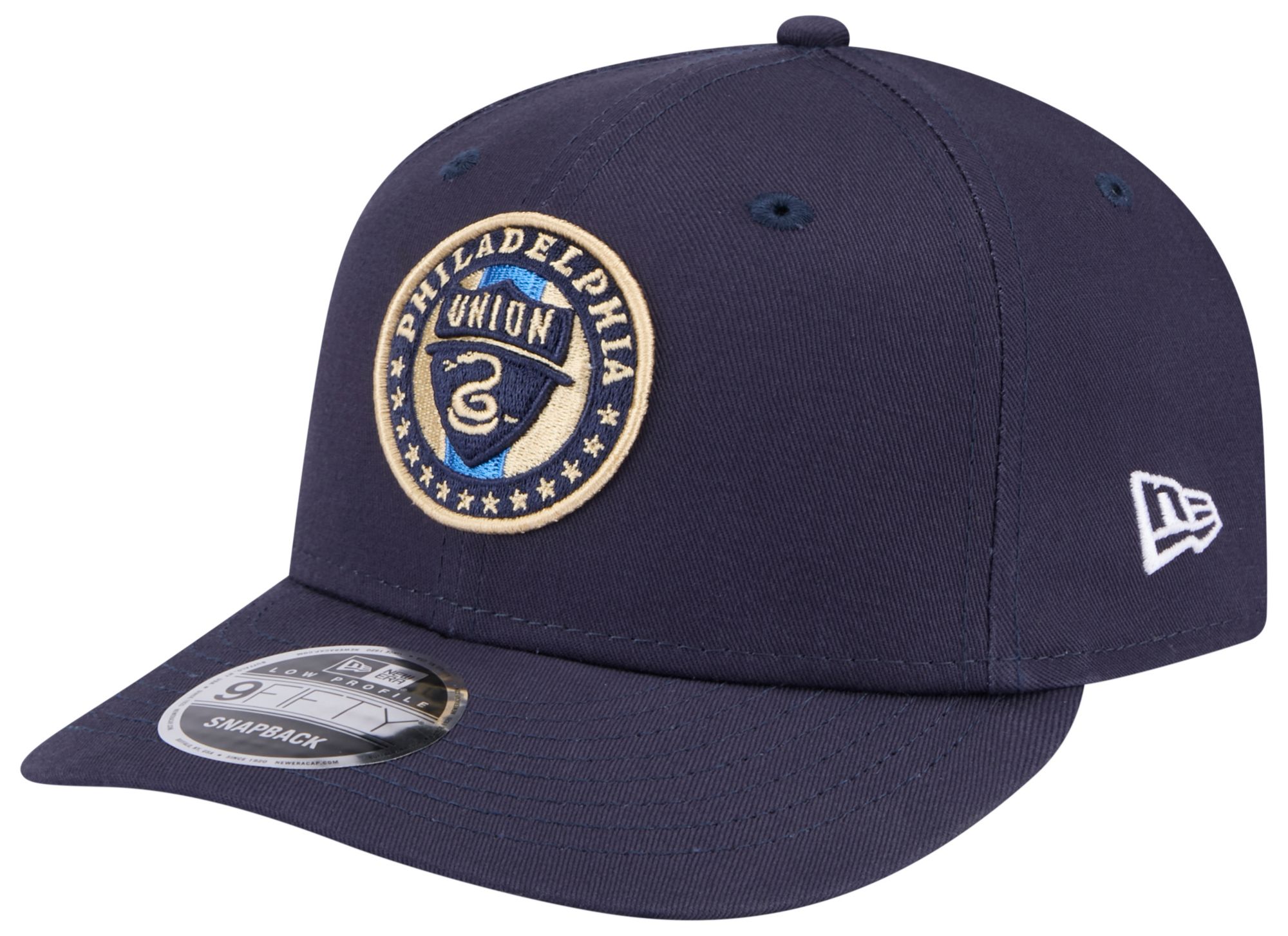 New Era Adult Philadelphia Union Core Logo 9Fifty Navy Low Profile Fitted Hat product image