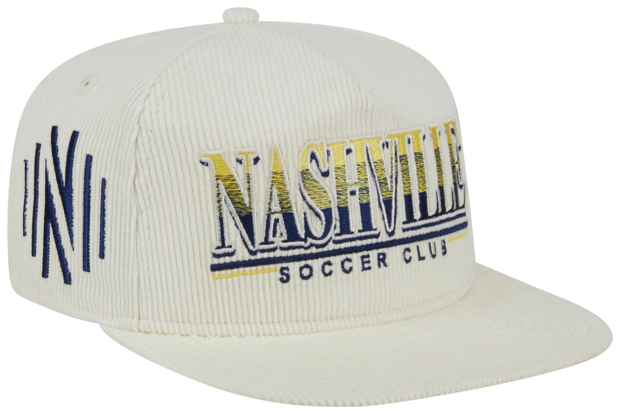 New Era Adult Nashville SC 2024 Golfer Rope Off White Adjustable Hat product image