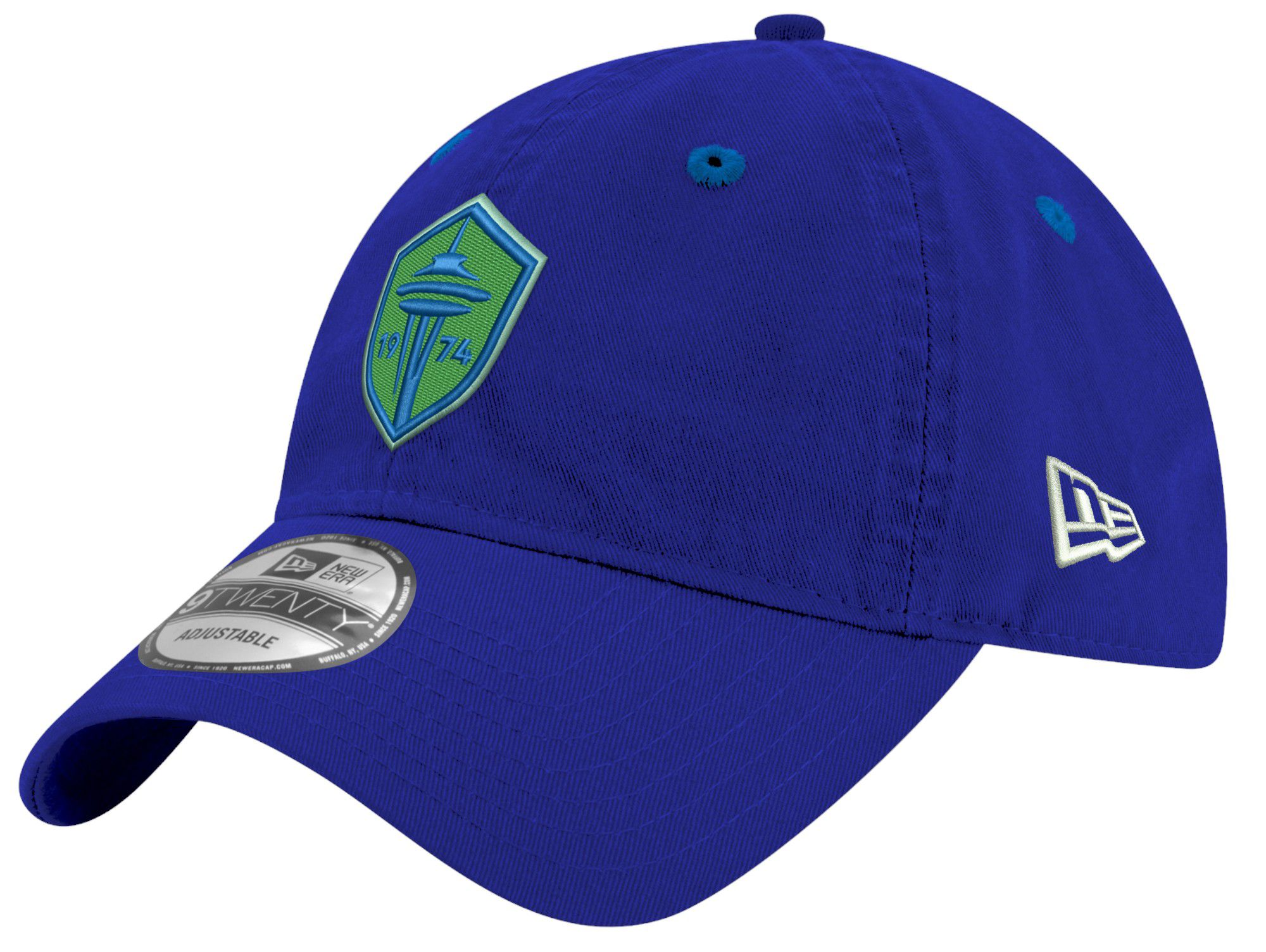 New Era Adult Seattle Sounders 9Twenty Logo Blue Adjustable Hat product image