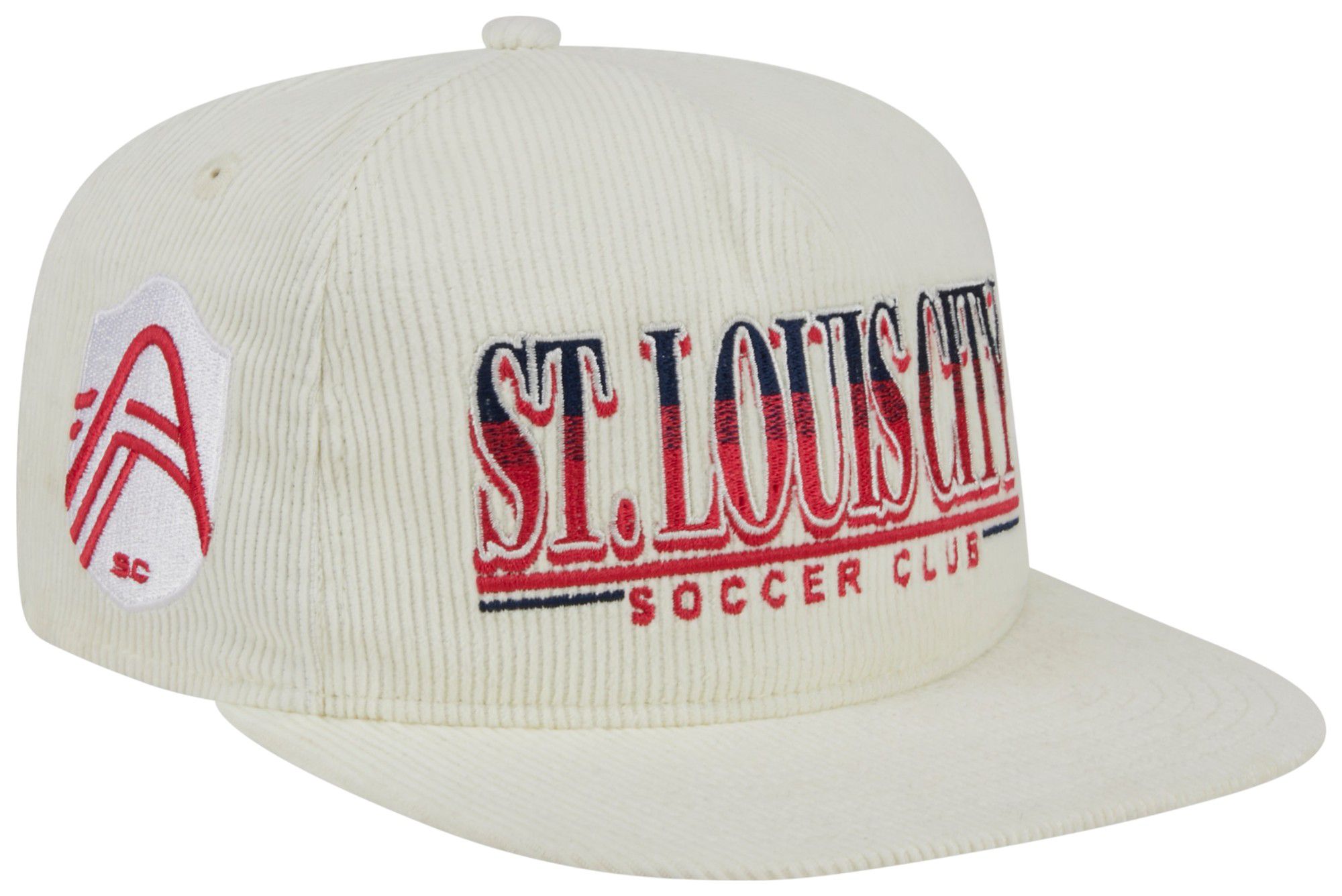 New Era Adult St. Louis City SC 2024 Golfer Rope Off White Adjustable Hat product image