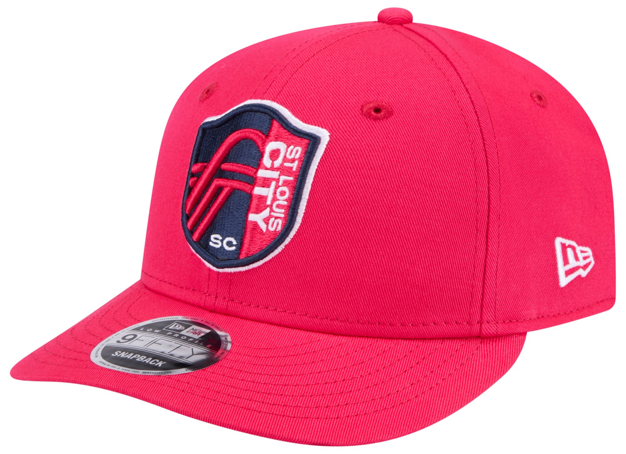 New Era Adult St. Louis City SC Core Logo 9Fifty Red Low Profile Fitted Hat product image