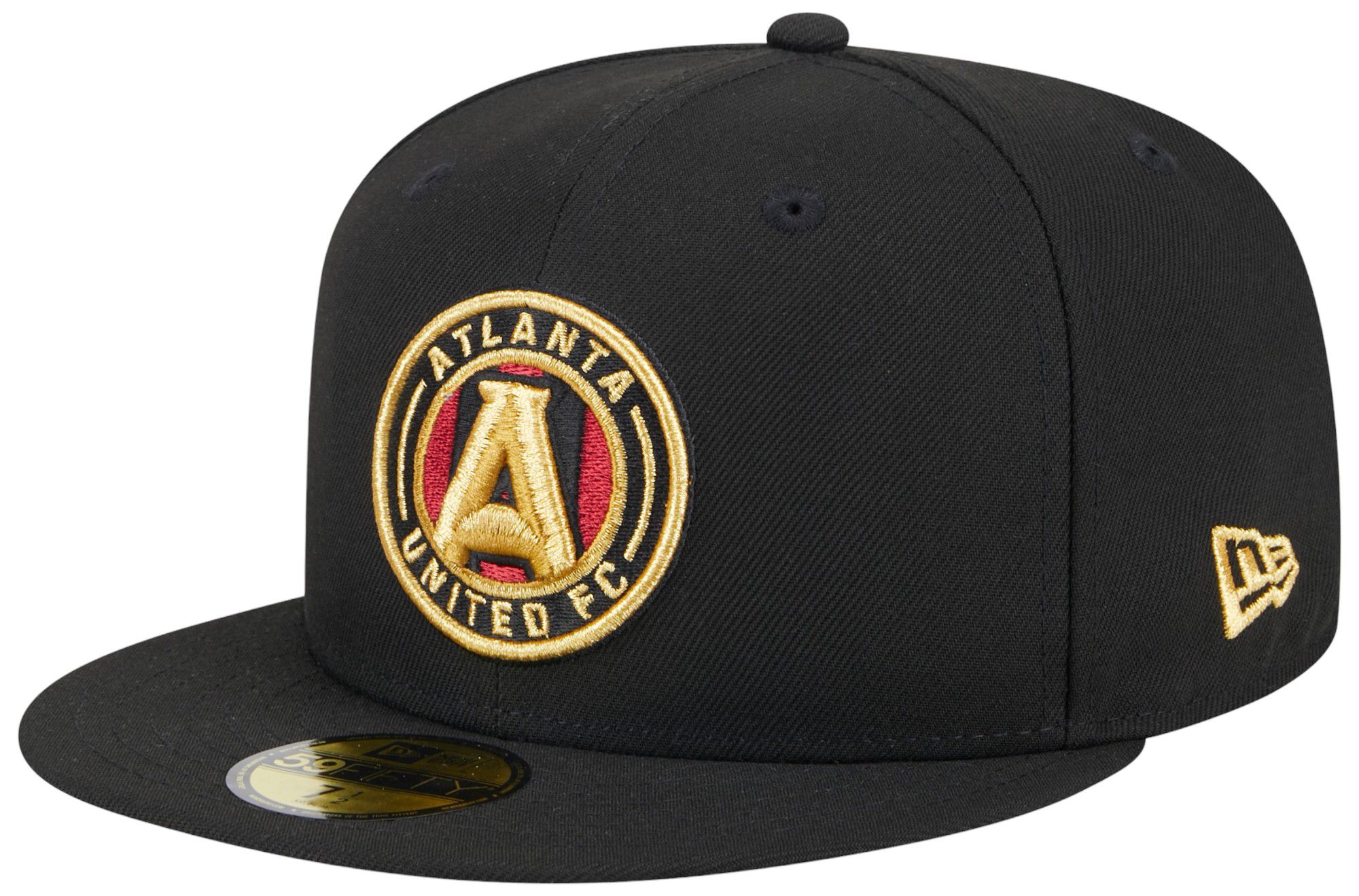 New Era Adult Atlanta United 59Fifty 2024 Logo Black Fitted Hat product image