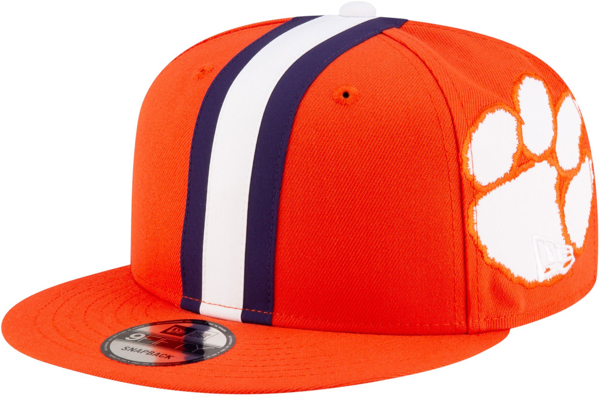 New Era Men's Clemson Tigers Orange 9Fifty Helmet Adjustable Hat product image