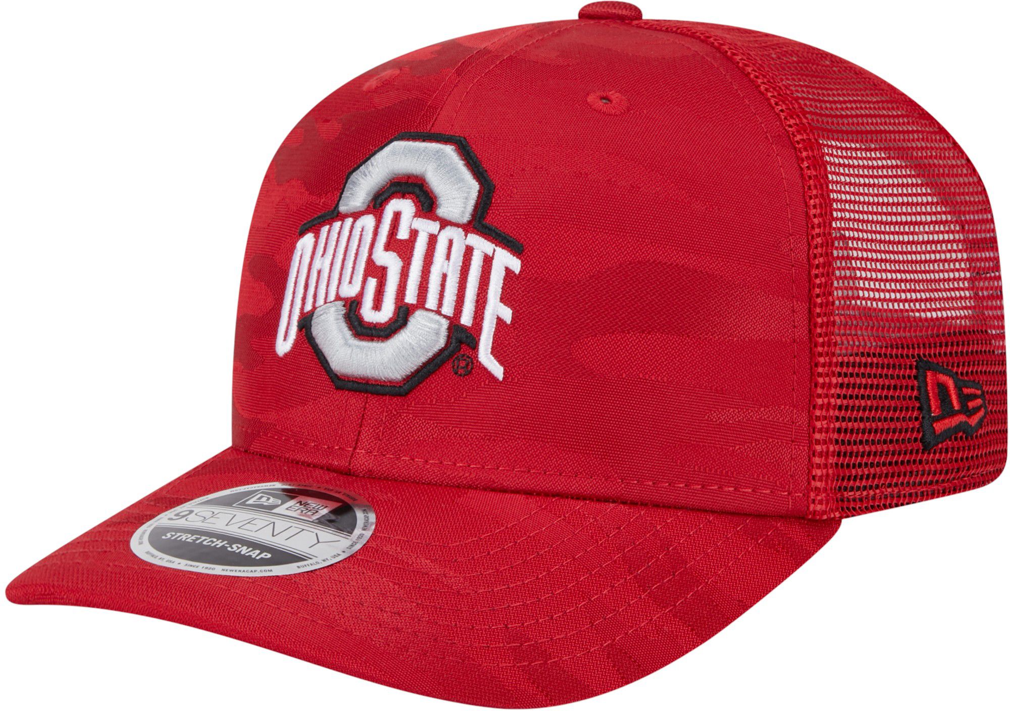 New Era Men's Ohio State Buckeyes Tonal Camo 970  Adjustable Trucker Hat product image