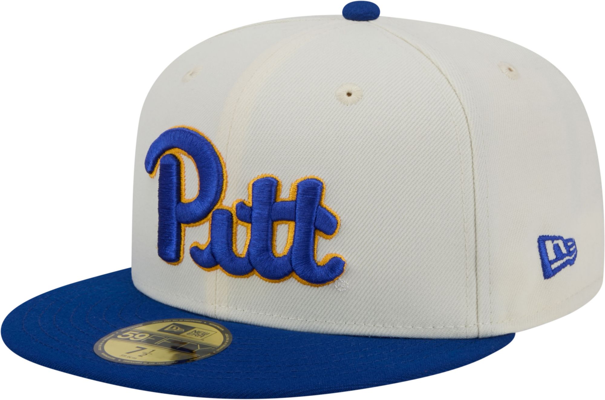 New Era Men's Pitt Panthers White 59Fifty Fitted Hat product image