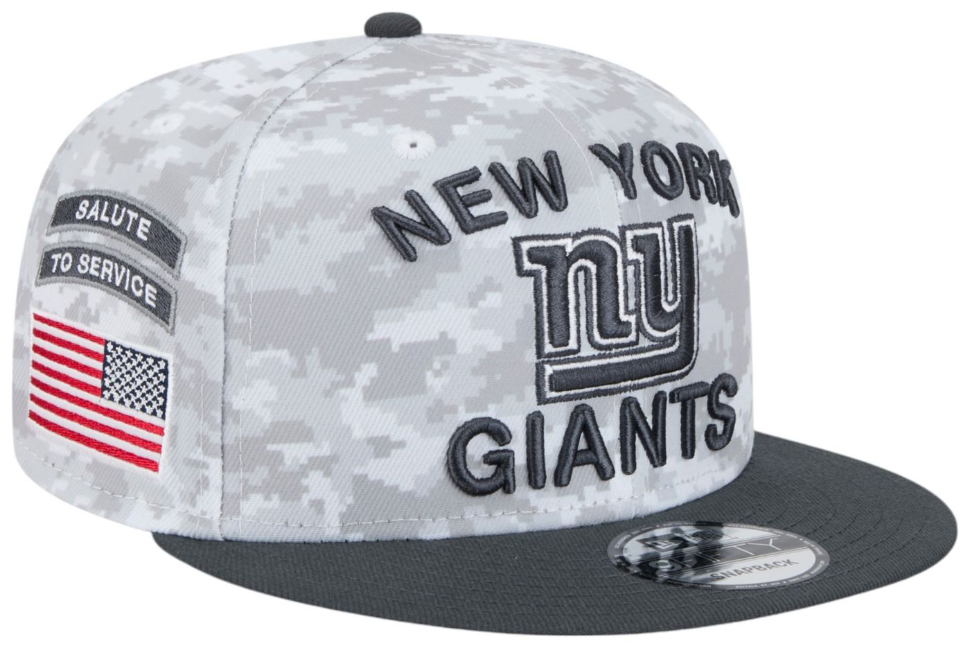 New Era Adult New York Giants Salute to Service 2024 Arctic Camo 9Fifty Adjustable Hat Dick s Sporting Goods