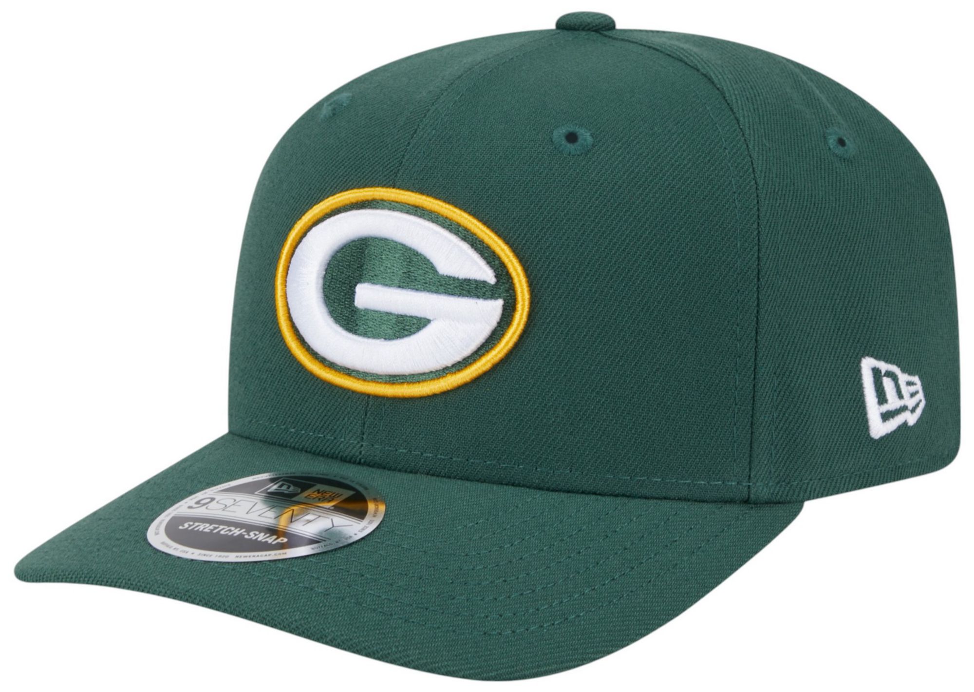 New Era Men's Green Bay Packers Green 970 Adjustable Stretch-Snap Hat product image