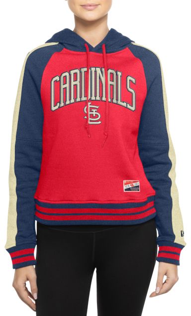 New Era Women's St. Louis Cardinals Throwback Red Pullover Hoodie product image