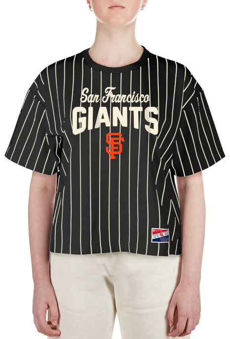 New Era Women's San Francisco Giants Throwback Black T-Shirt product image