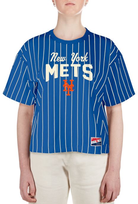 New Era Women's New York Mets Throwback Blue T-Shirt product image