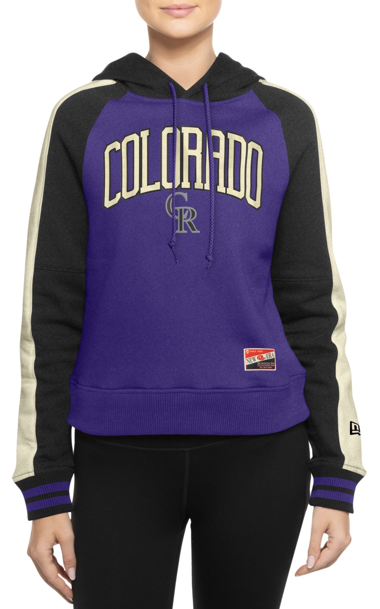 New Era Women's Colorado Rockies Purple Throwback Hoodie product image