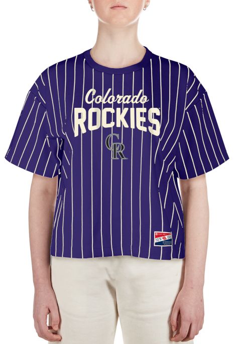 New Era Women's Colorado Rockies Throwback Purple T-Shirt product image