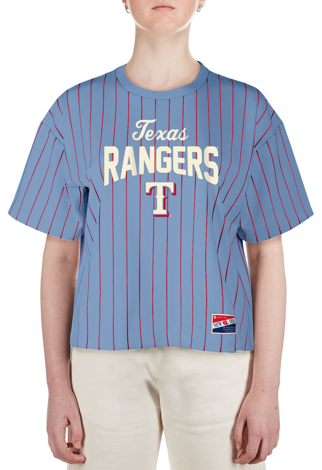 New Era Women's Texas Rangers Blue Throwback T-Shirt product image