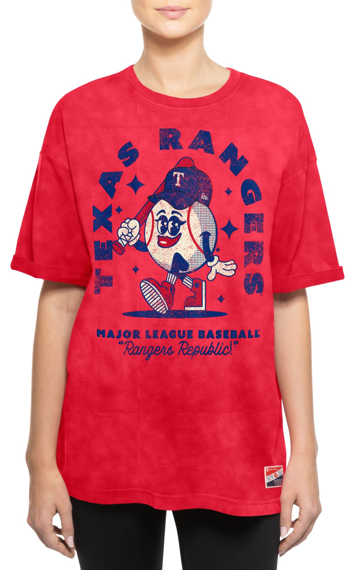 New Era Women's Texas Rangers Red Throwback T-Shirt product image