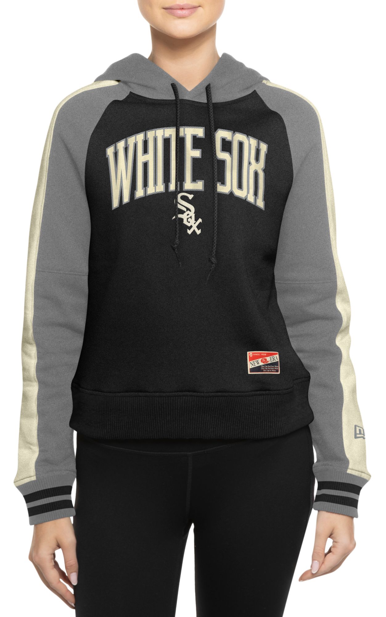 New Era Women's Chicago White Sox Black Throwback Hoodie product image