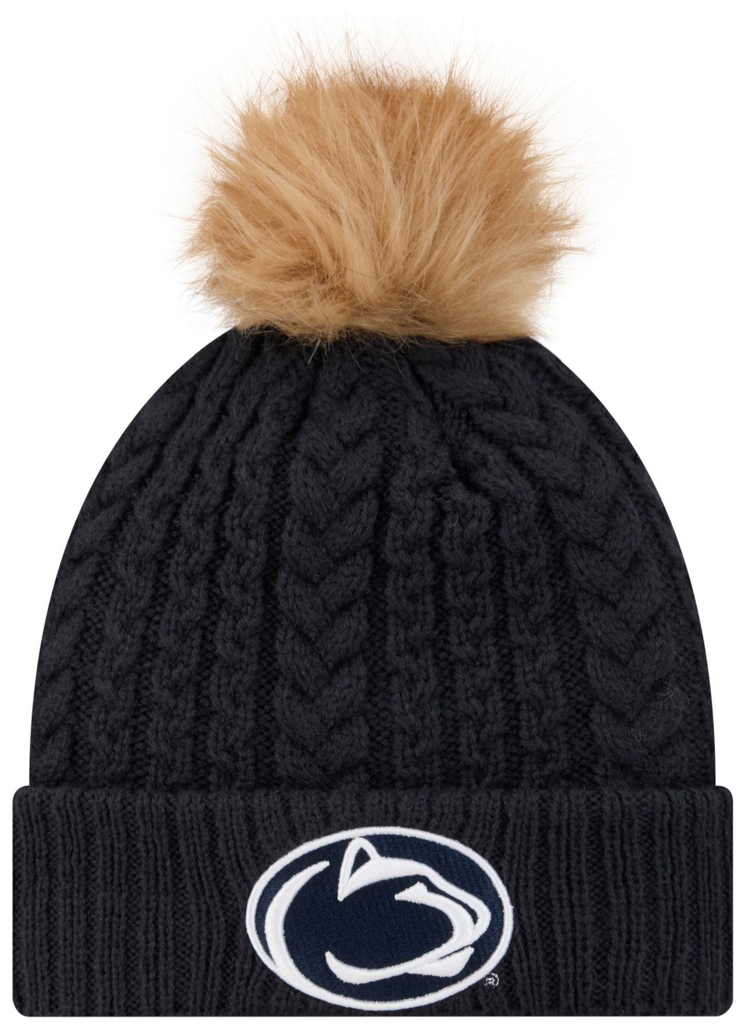 New Era Women's Penn State Nittany Lions Navy Luxury Knit Hat product image