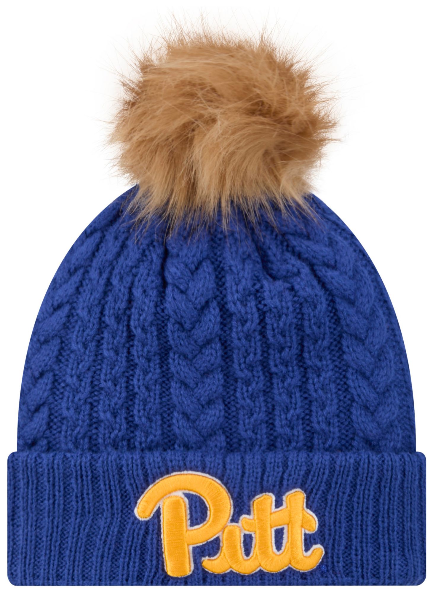 New Era Women's Pitt Panthers Royal Luxury Knit Hat product image