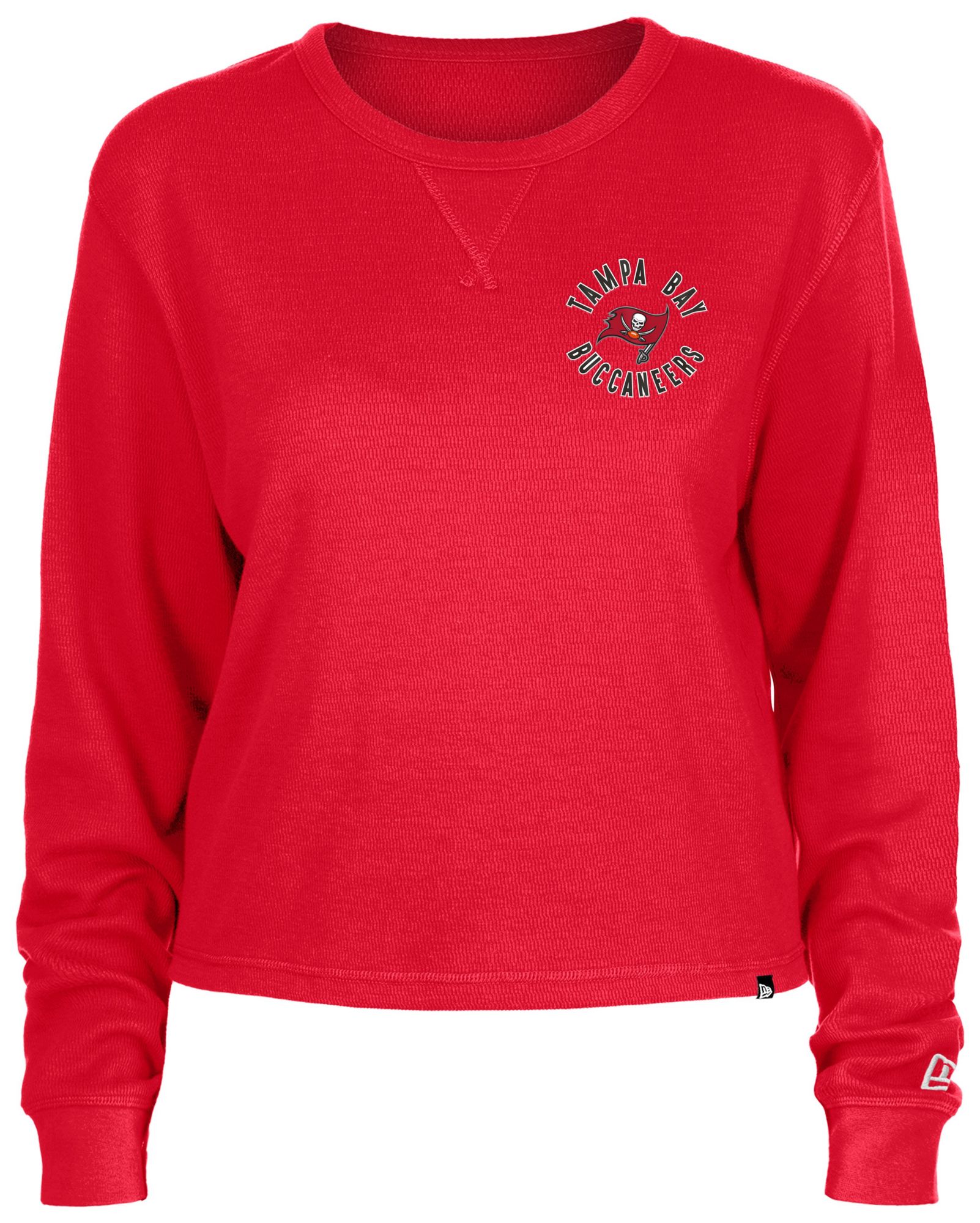 New Era Women's Tampa Bay Buccaneers Thermal Red Long Sleeve T-Shirt product image