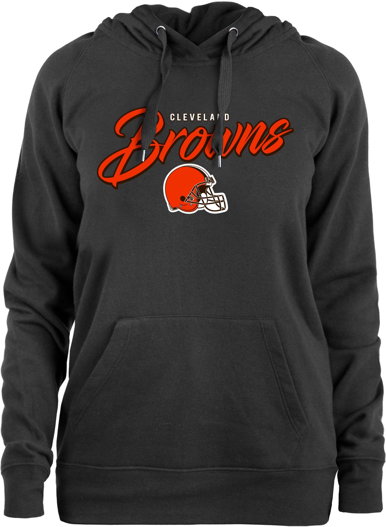 New Era Women's Cleveland Browns Script Pullover Hoodie