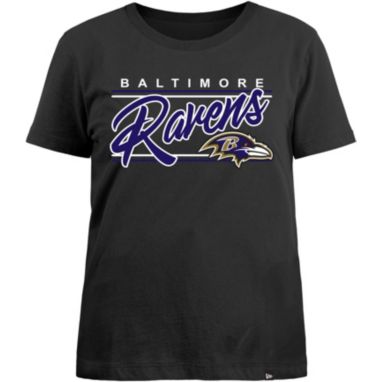 sorry, New Era Women's Baltimore Ravens Script Black T-Shirt is currently out of stock