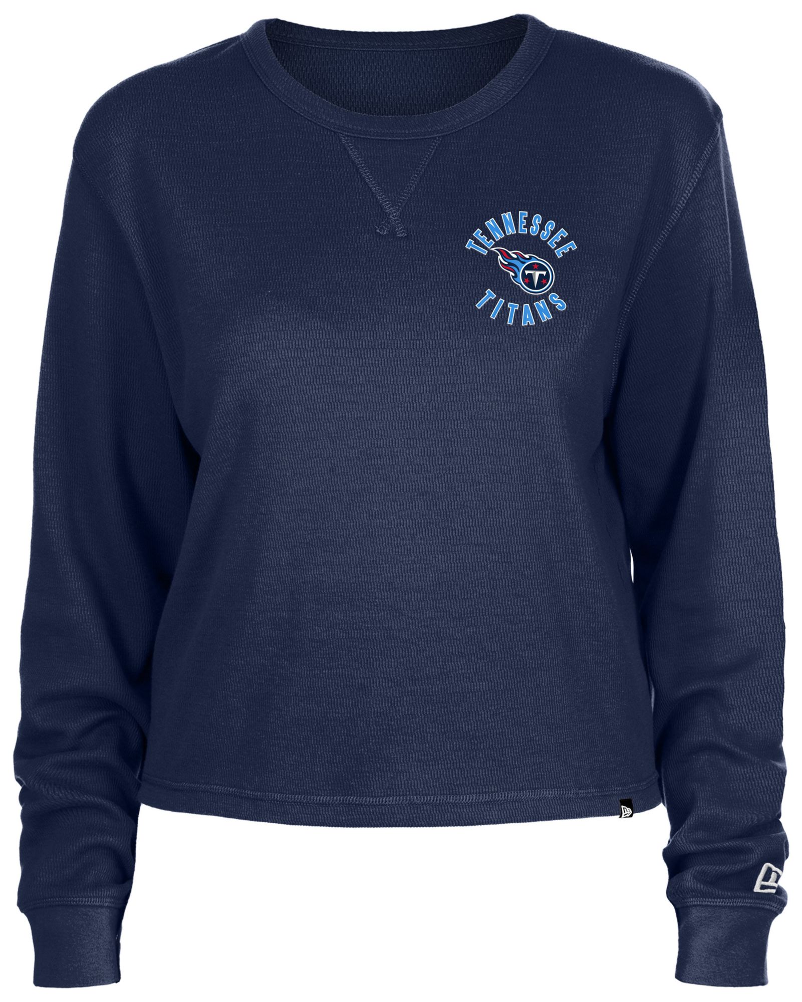 New Era Women's Tennessee Titans Thermal Navy Long Sleeve T-Shirt product image