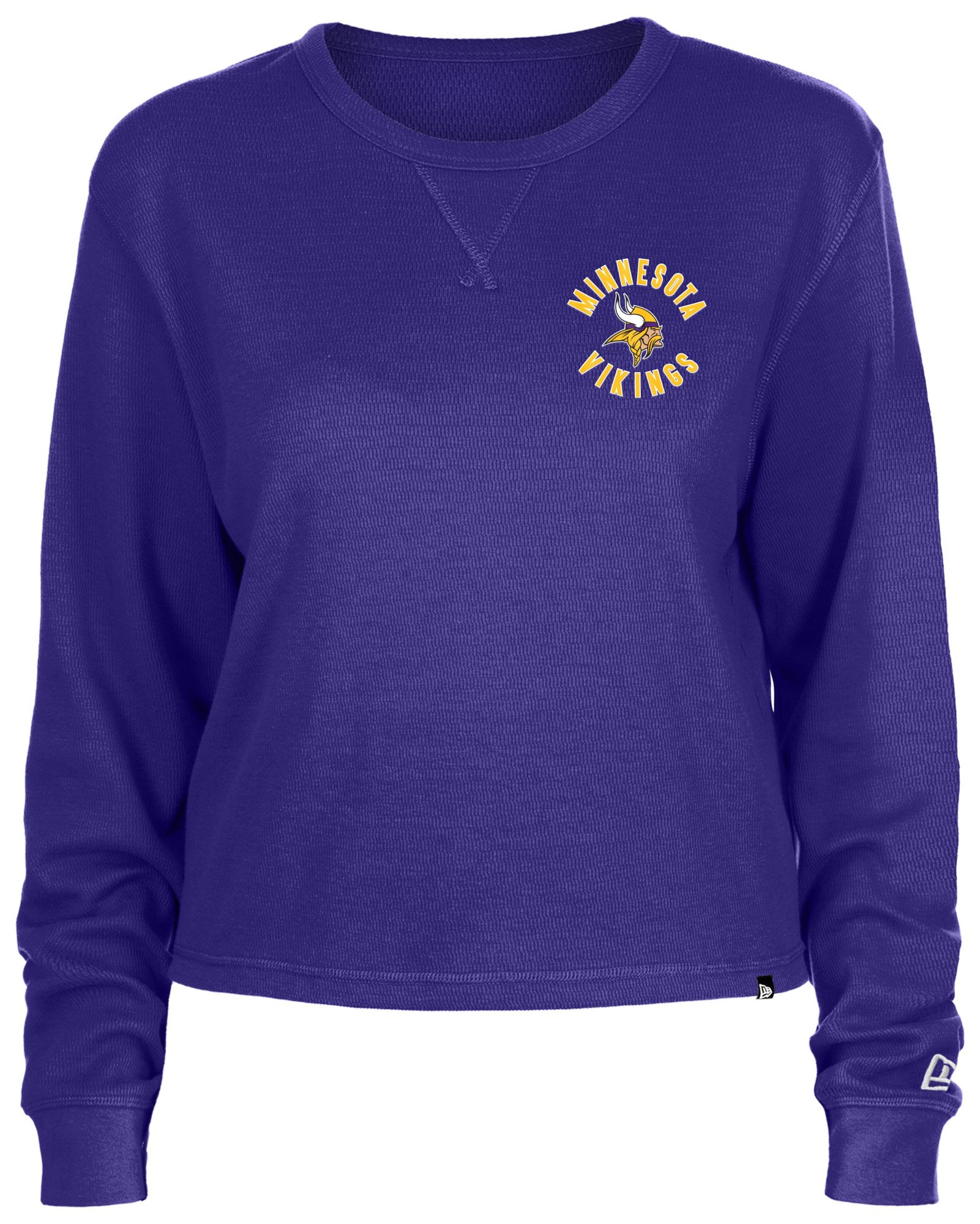 New Era Women's Minnesota Vikings Thermal Purple Long Sleeve T-Shirt product image