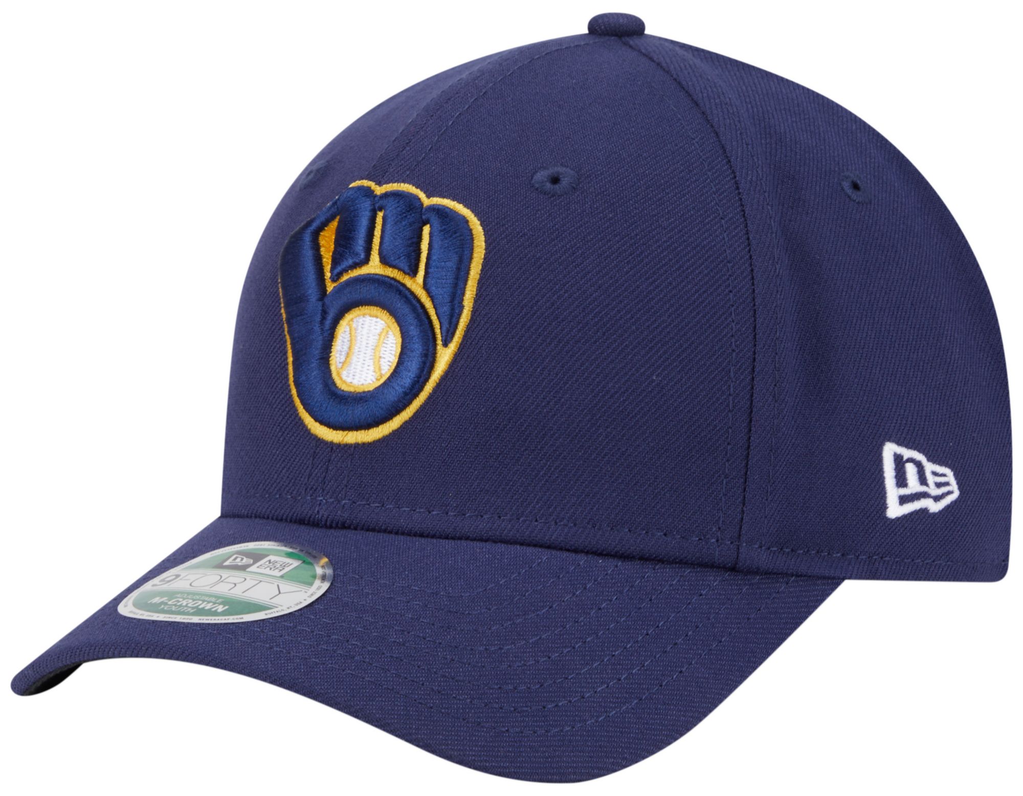New Era Youth Milwaukee Brewers Navy Player Replica 9Forty Adjustable Hat product image