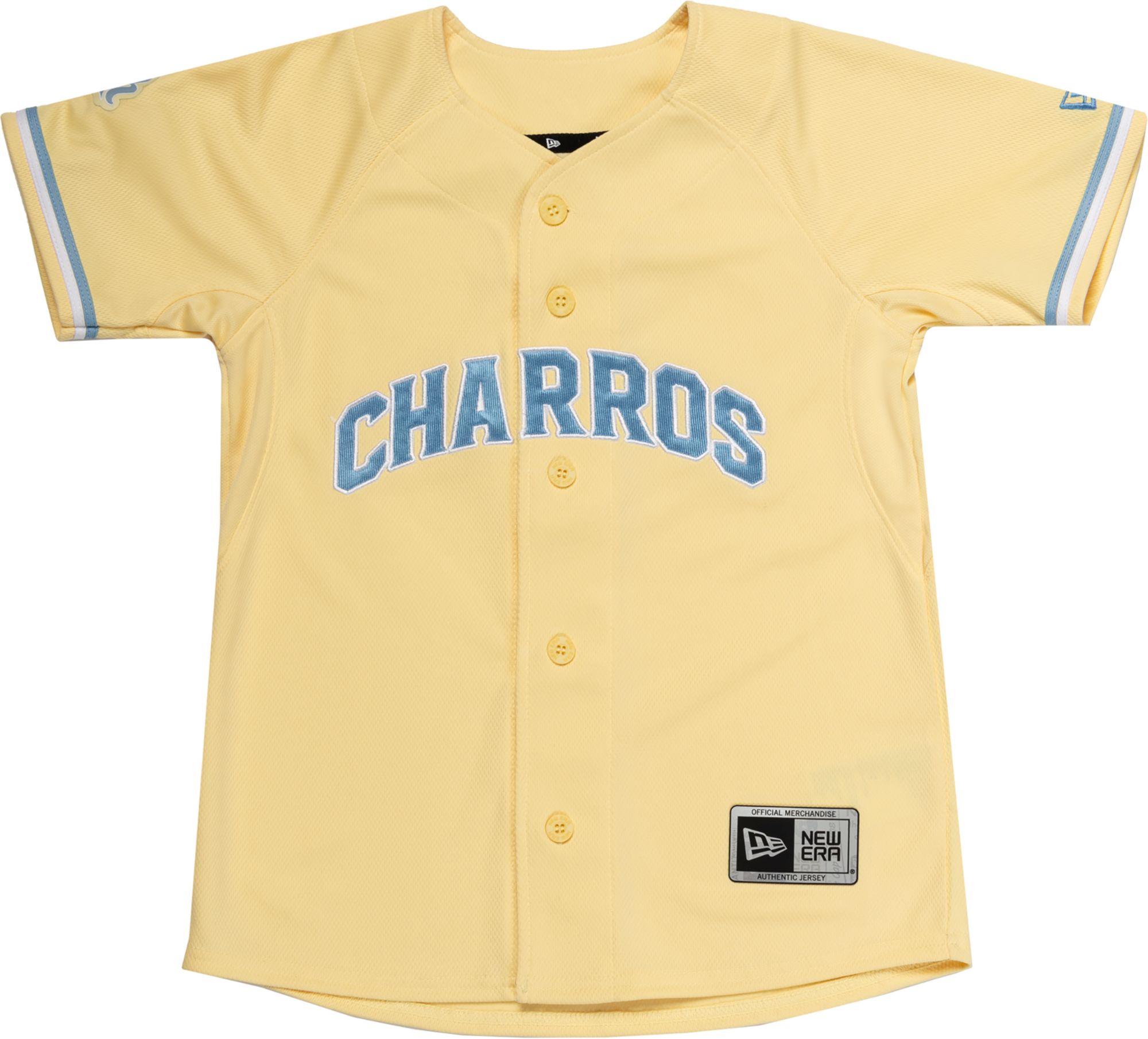 New Era Youth Charros de Jalisco Yellow Replica Jersey product image