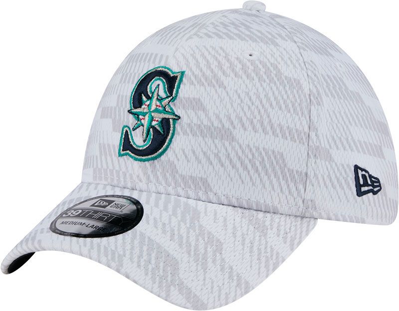 New Era Youth Seattle Mariners White Graded 39Thirty Stretch Fit Hat product image