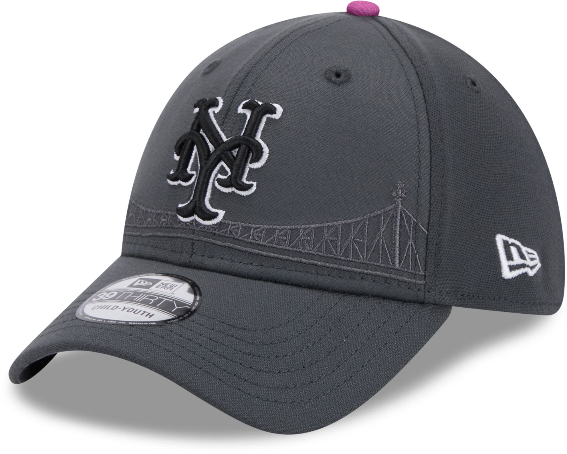 New Era Youth New York Mets City Connect 39Thirty Stretch Fit Hat product image