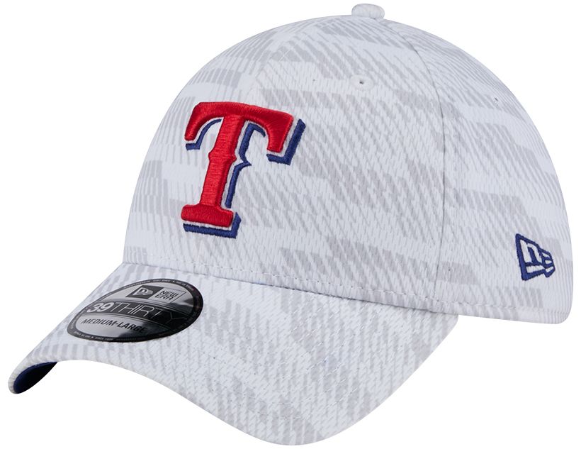 New Era Youth Texas Rangers White Graded 39Thirty Stretch Fit Hat product image