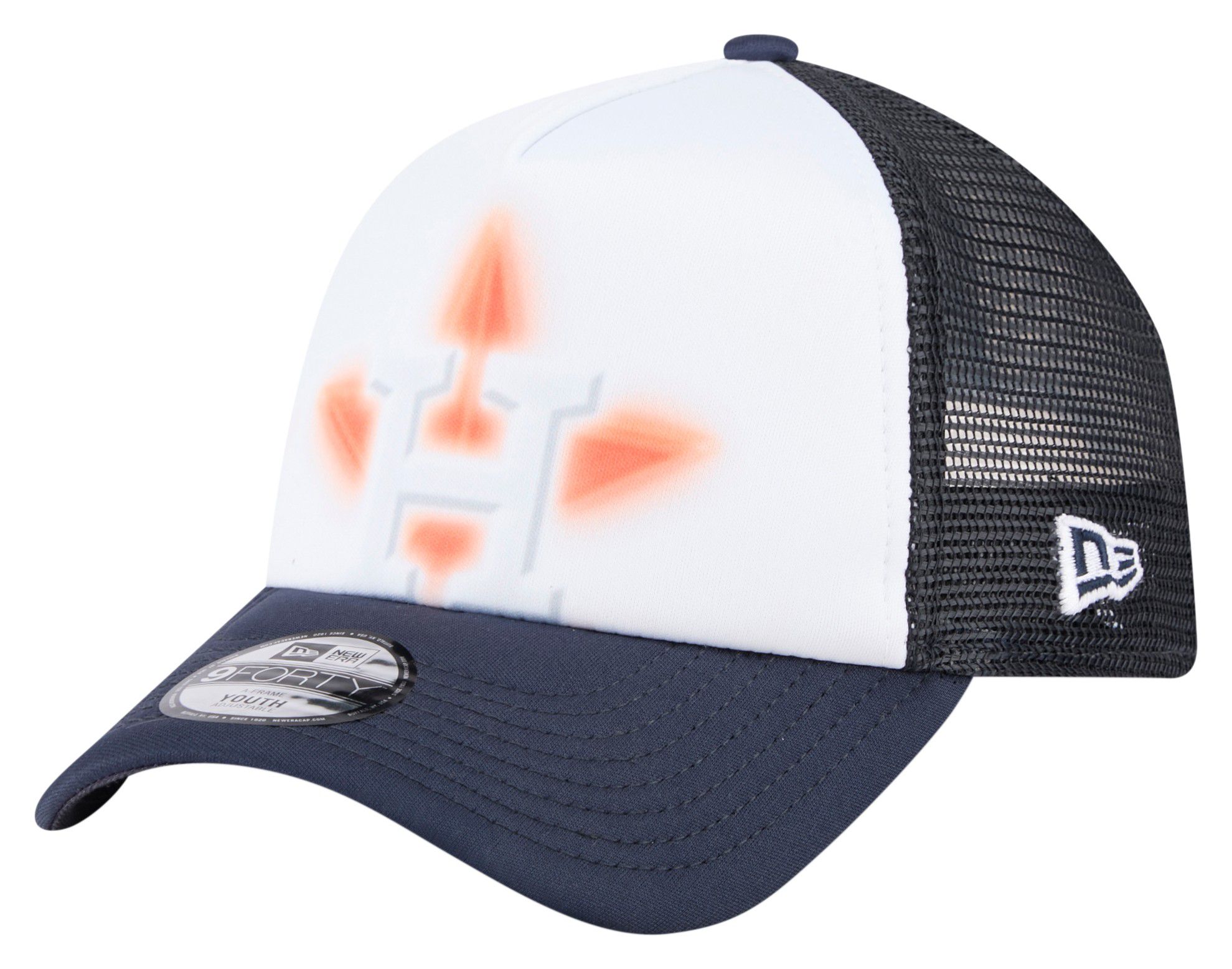 New Era Adult Houston Astros Navy Painted 9Forty Adjustable Hat product image