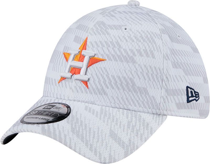 New Era Youth Houston Astros White Graded 39Thirty Stretch Fit Hat product image
