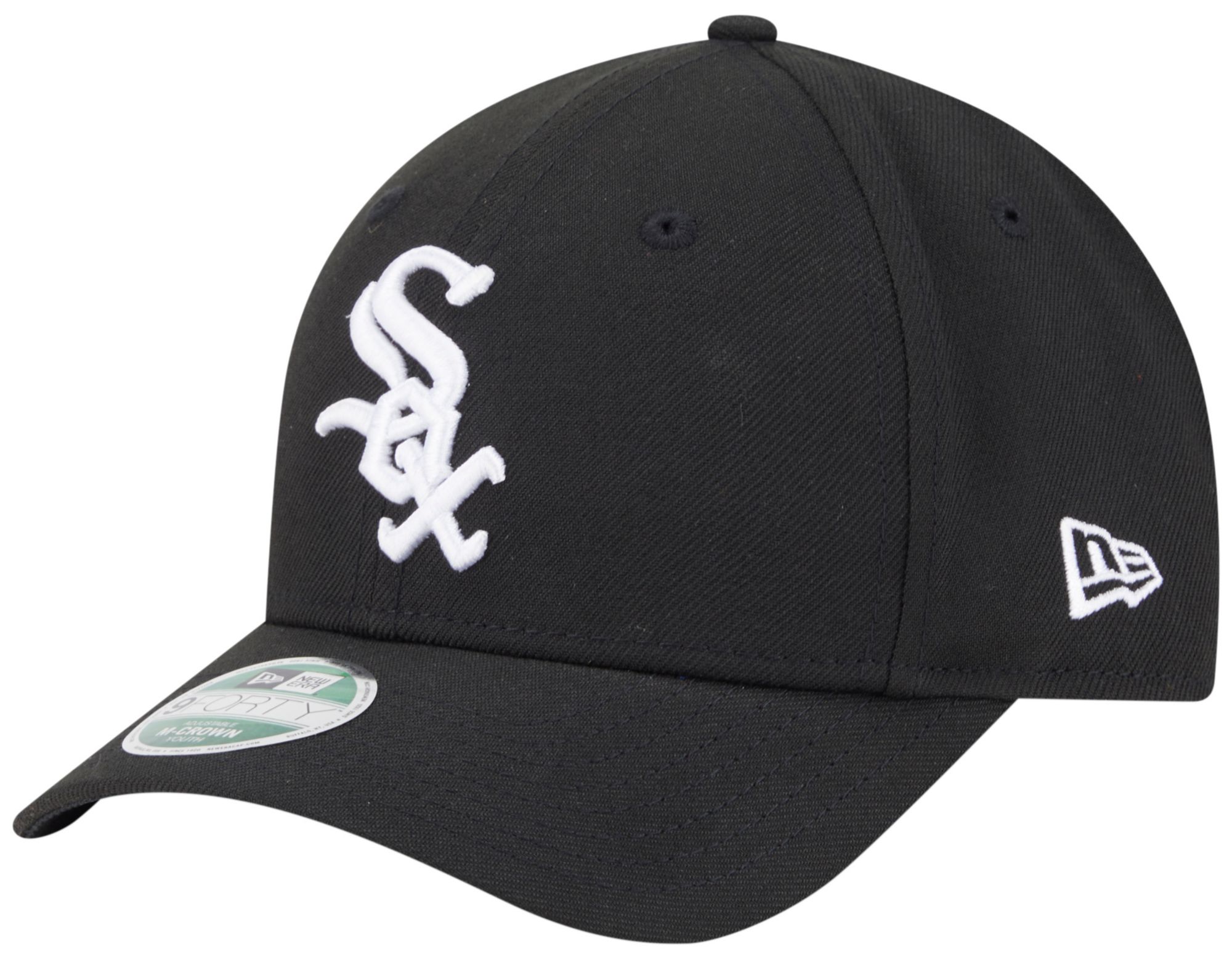 New Era Youth Chicago White Sox Black Player Replica 9Forty Adjustable Hat product image