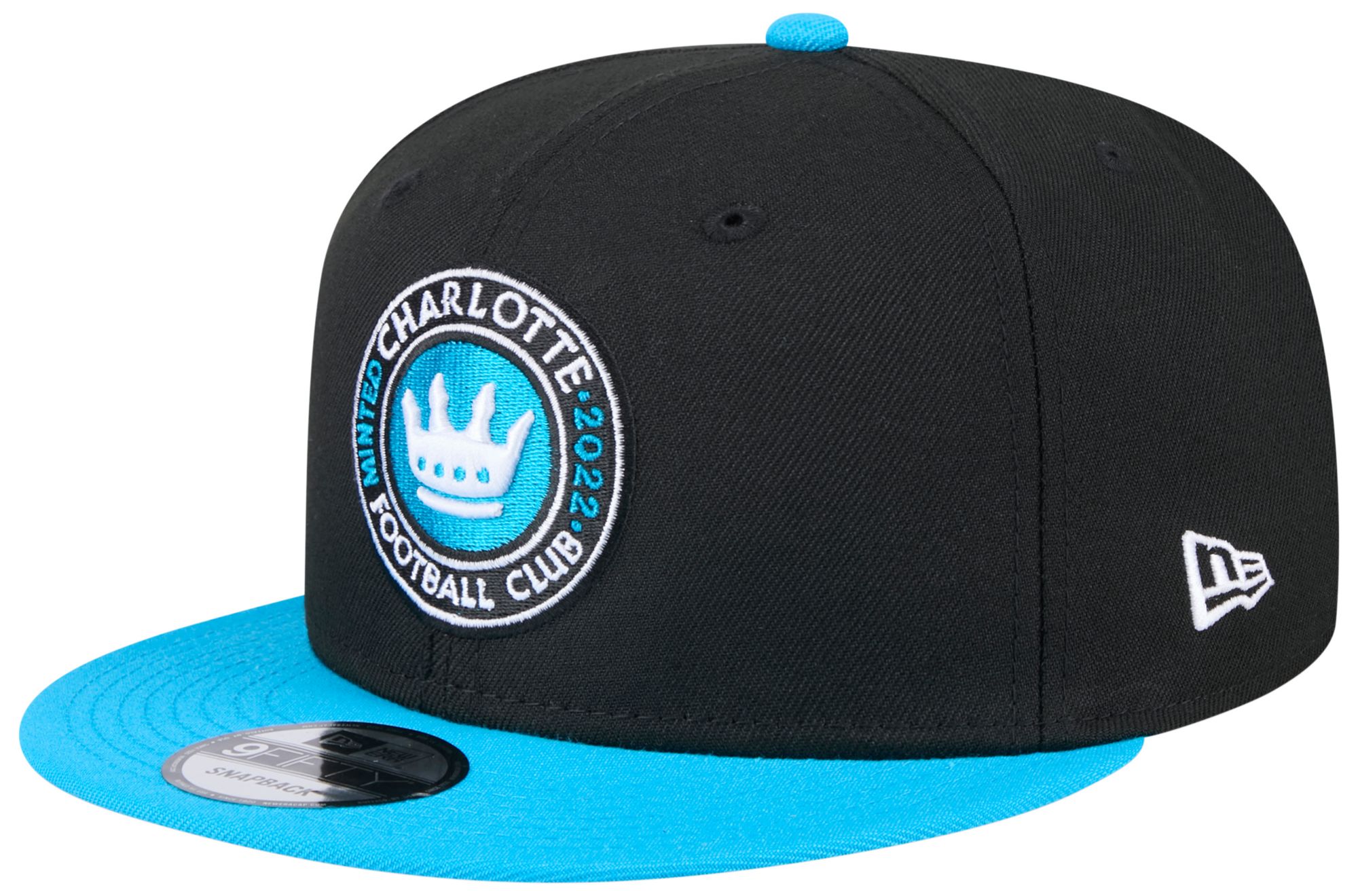 New Era Adult Charlotte FC Black Logo 9Fifty Adjustable Hat product image