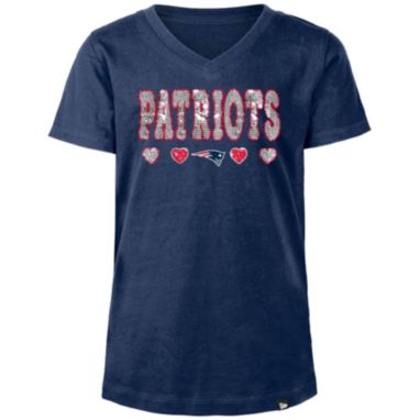 sorry, New Era Girls' New England Patriots Sequins Flip Navy T-Shirt is currently out of stock