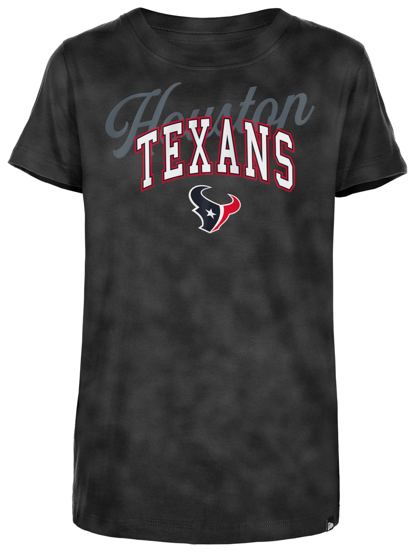 New Era Youth Girls Houston Texans Wash Black T Shirt Dick s Sporting Goods