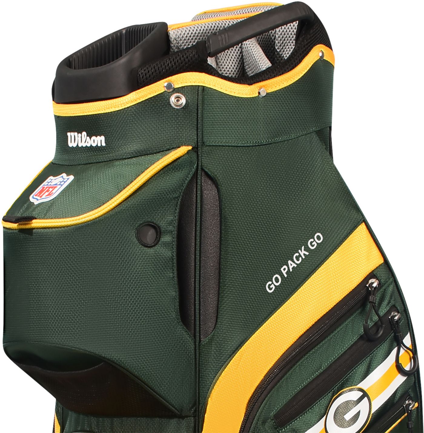 Vintage Belding Sports Green Bay Packers Golf 2024 Bag Textured NFL 6 Way