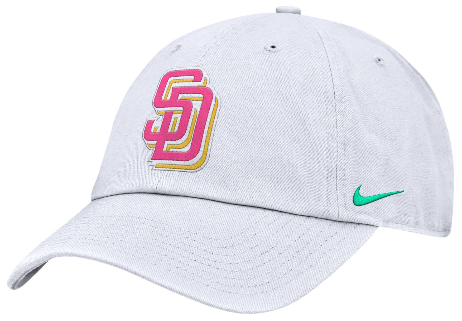 Nike Adult San Diego Padres City Connect White Logo Club Cap product image