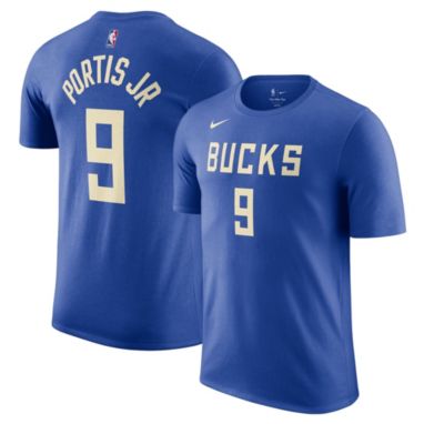 sorry, Nike Adult 2024-25 City Edition Milwaukee Bucks Bobby Portis Jr. #9 T-Shirt is currently out of stock