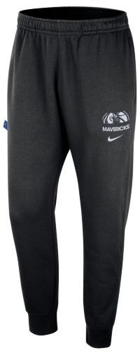 Nike Adult Dallas Mavericks Black Club Fleece Joggers