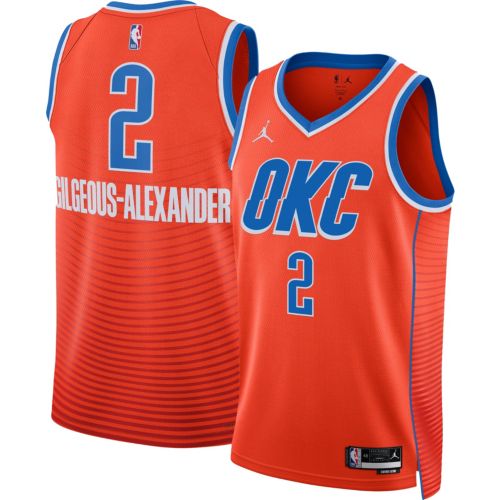 Jordan Adult Oklahoma City Thunder Kenrich Williams #34 Orange